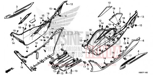 UNTERSTE STUFE WW125AK de 2019